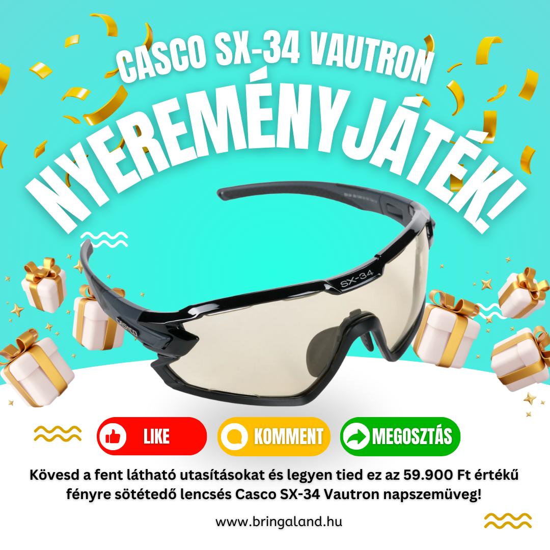 Casco SX-34 Vautron kerékpáros napszemüveg nyereményjáték