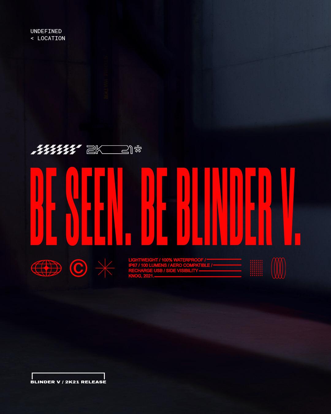 Knog Blinder bicikli lámpa