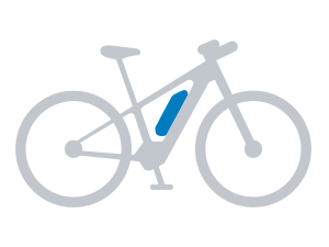 Bosch eBike Systems vázra szerelhető akkumulátor