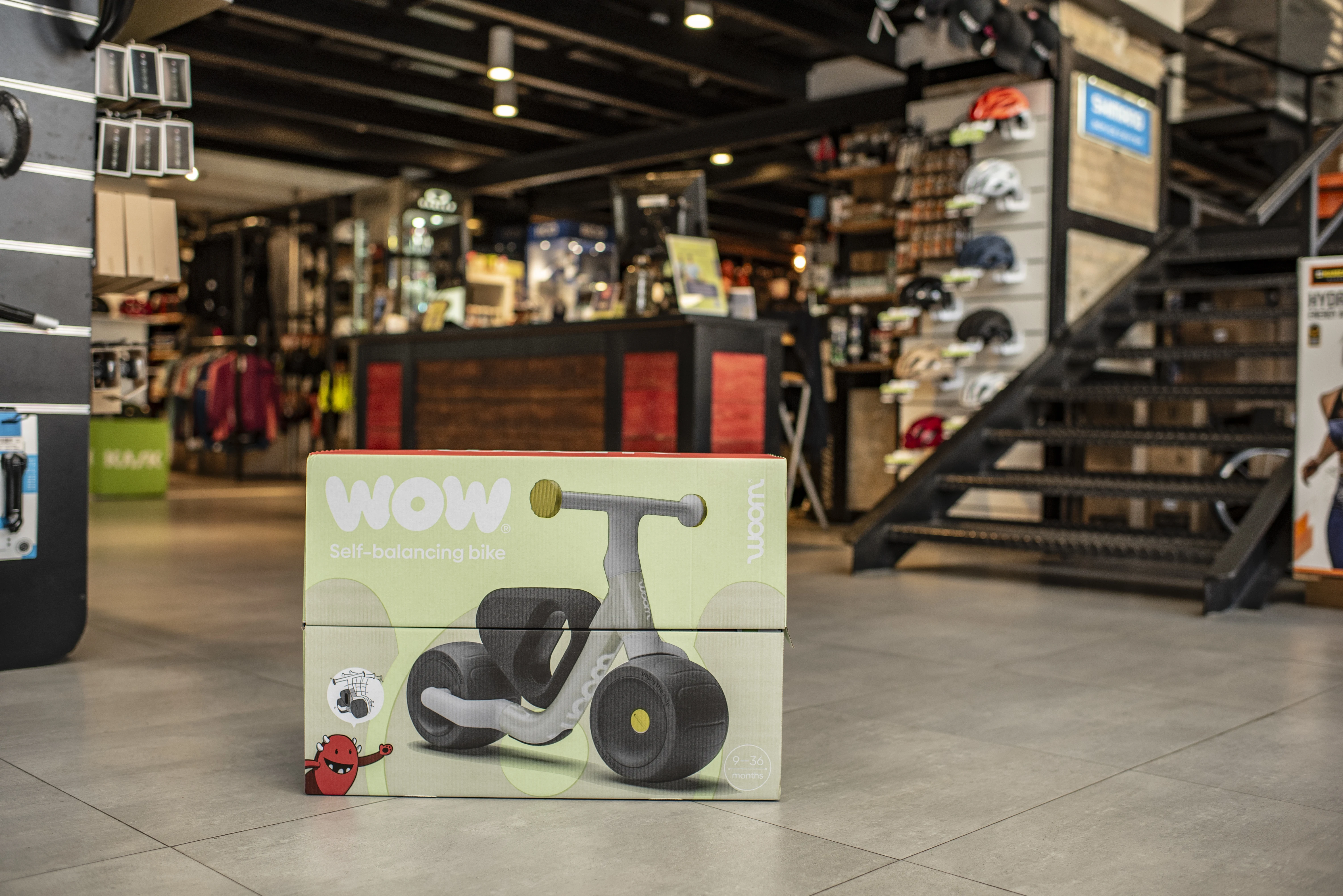 woom WOW önegyensúlyozó futóbicikli – nézet 1