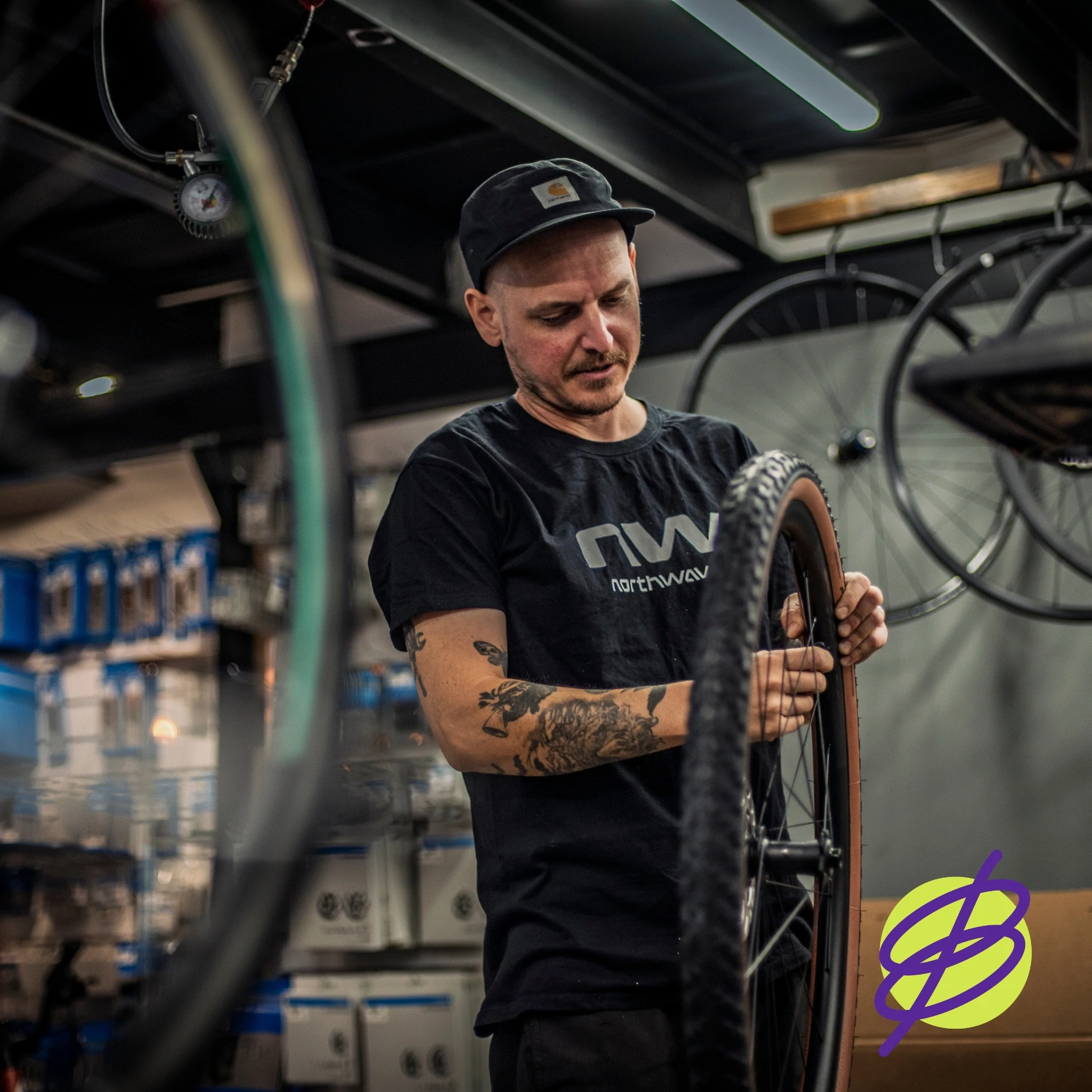 Tubeless kerék kerékpárba