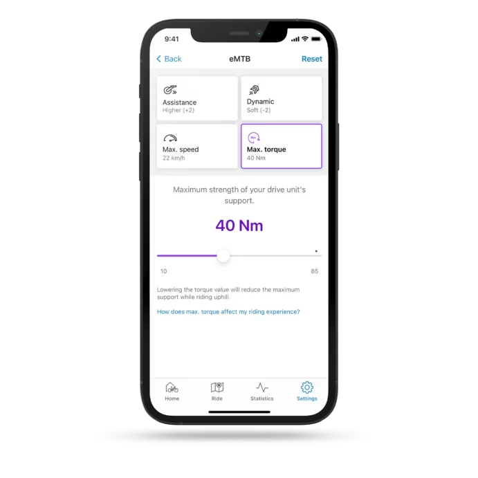 A Bosch eBike Flow App menetmódjai is teljesen személyre szabhatóak