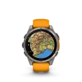 Kép 2/8 - GARMIN FENIX 8 titán/narancs sportóra