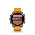 GARMIN FENIX 8 titán/narancs sportóra