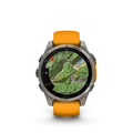 GARMIN FENIX 8 titán/narancs sportóra