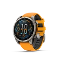 Kép 1/8 - GARMIN FENIX 8 titán/narancs sportóra