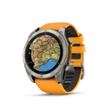 GARMIN FENIX 8 AMOLED titán/narancs sportóra