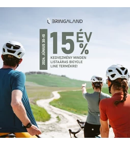 Ha 15 év, akkor 15% kedvezmény Bicycle Line kerékpáros ruházatra