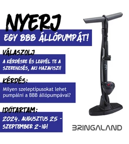 Játssz velünk és nyerj BBB kerékpáros állópumpát!
