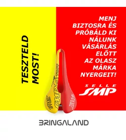 Találd meg a tökéletes kerékpárnyerget a Bringaland tesztnyereg-programjával!