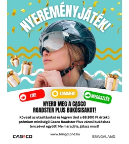 Nyerj egy 69.900 Ft értékű Casco Roadster Plus bukósisakot!