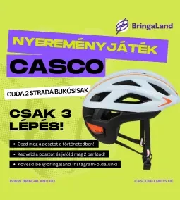 Nyerj egy Casco Cuda 2 Strada bukósisakot 3 lépéssel!