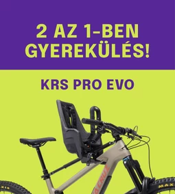 2 az 1-ben kerékpáros gyerekülés akár 4 évre - bemutatjuk a Kids Ride Shotgun Pro EVO-t!