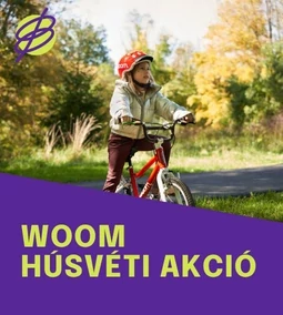 Woom húsvéti akció - Ajándék csengő és kitámasztó GO, OFF és EXPLORE modellekre