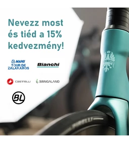 15% kedvezmény a 2024-es Tour de Zalakaroson a BIANCHI15 kuponkóddal