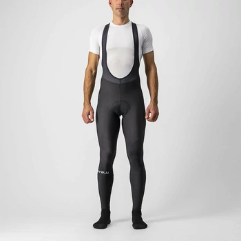 CASTELLI ENTRATA Black S téli kantáros hosszúnadrág