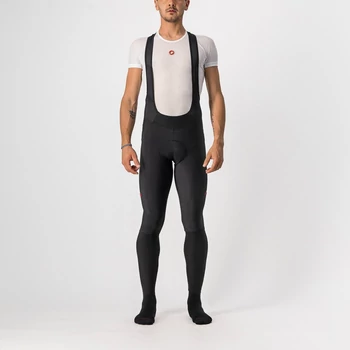CASTELLI VELOCISSIMO 5 fekete/piros XS kantáros hosszúnadrág