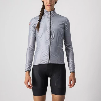 CASTELLI ARIA SHELL W Silver Gray XS női szélkabát