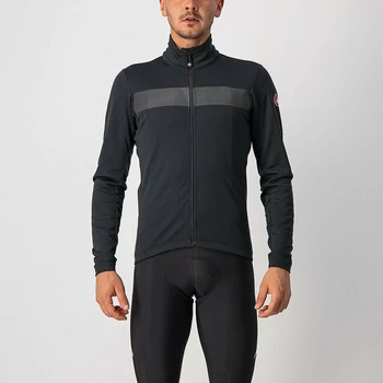 CASTELLI RADDOPPIA 3 Light Black/Black S szélálló téli kabát