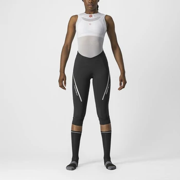 CASTELLI VELOCISSIMA 3 Black/Silver XL női kantár nélküli térdnadrág