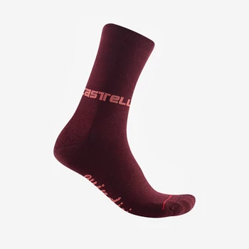 CASTELLI QUINDICI SOFT MERINO W bordó L-XL téli zokni