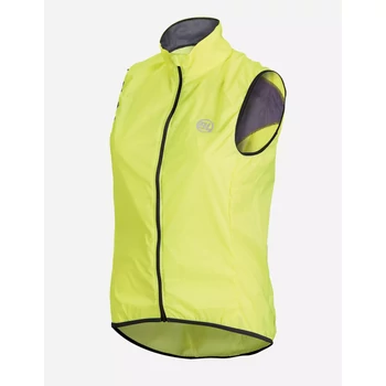 BICYCLE LINE STELVIO Fluo Yellow XS női szélálló mellény