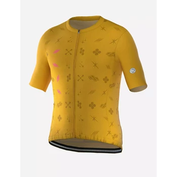 BICYCLE LINE ASIAGO S4 Mustard S rövid ujjú mez