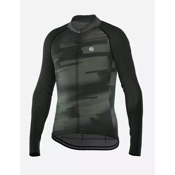 BICYCLE LINE GAVIA Dark Green S levehető hosszú ujjú mez