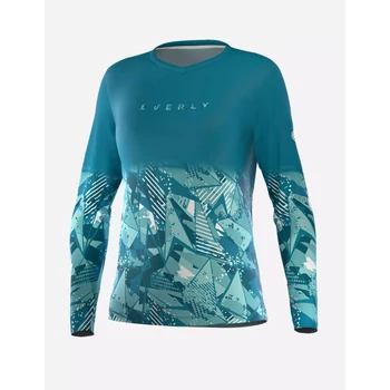 BICYCLE LINE EVERLY Turquoise XS női MTB hosszú ujjú mez