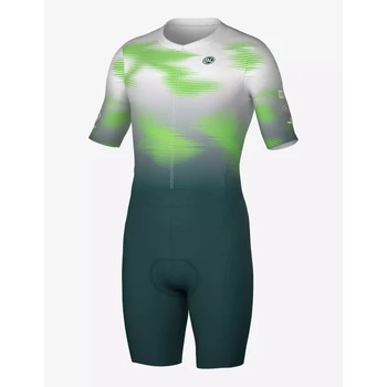 BICYCLE LINE CYCLONE Dark Green XS rövid egyberuha