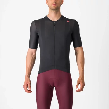 CASTELLI ESPRESSO Light Black/Dark Gray XXXL rövid ujjú mez