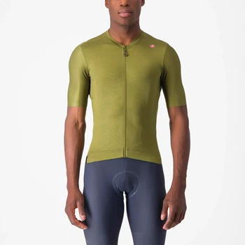 CASTELLI ESPRESSO Sage/Lime S rövid ujjú mez