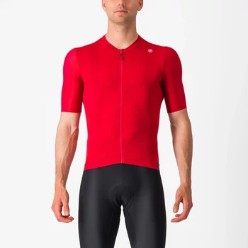 CASTELLI ESPRESSO Red/Bordeaux XXXL rövid ujjú mez