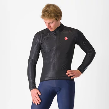 CASTELLI SQUALL SHELL Light Black/Gray L kabát