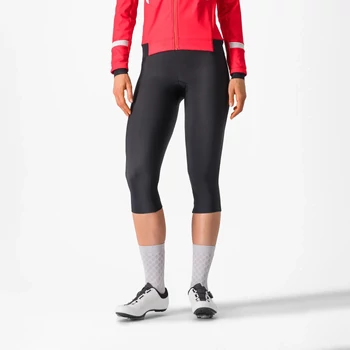 CASTELLI ENTRATA W Black XL női kantáros térdnadrág