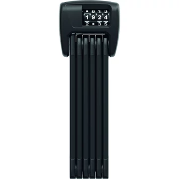 ABUS 6000C/90 BORDO LED fekete számzáras hajtogatós lakat SH tartóval