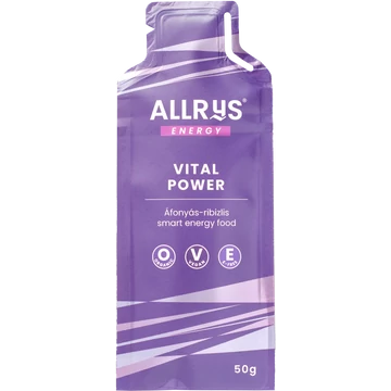 ALLRYS VITAL POWER 50g áfonyás-ribizlis smart energy food