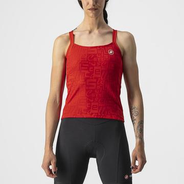 CASTELLI PROMESSA JACQUARD BAVETTE női top