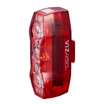 CATEYE VIZ450 TLLD820R 4 funkció 3 LED USB hátsó lámpa