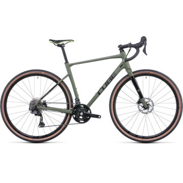 CUBE 22 NUROAD RACE olive'n'black L/58cm kerékpár
