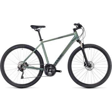CUBE 23 NATURE EXC verde'n'black S/50 cm kerékpár