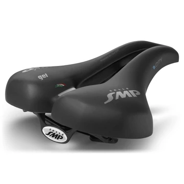 SELLE SMP E-CITY GEL fekete nyereg