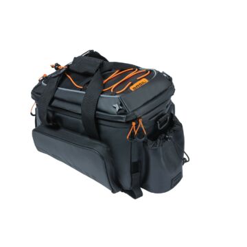 BASIL MILES Tarpaulin XL Pro fekete/narancs csomagtartó táska