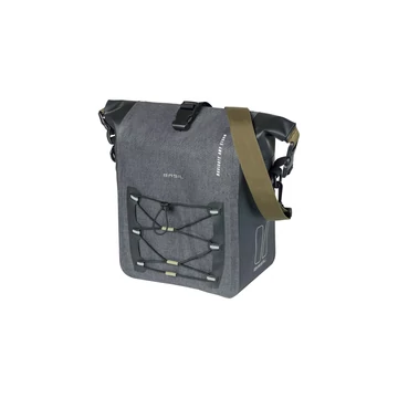 BASIL NAVIGATOR STORM 12-15L fekete M táska csomagtartóra