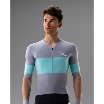 BIANCHI RC ICON 999 Grey/Celeste XXL rövid ujjú mez