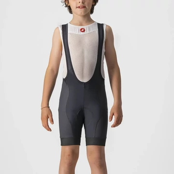 CASTELLI JR COMPETIZIONE gyermek kantáros rövidnadrág