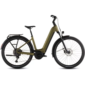 CUBE 26 TOURING HYBRID PRO 800 goldenlime'n'black Easy Entry 46 cm női kerékpár