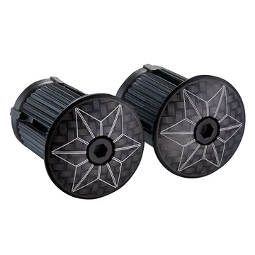 SUPACAZ STAR PLUGZ ANODIZED Laser Carbon kormányvégdugó