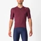 CASTELLI ESPRESSO Bordeaux/Silver S rövid ujjú mez