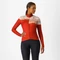 CASTELLI UNLIMITED W THERMAL 2 Red/Silver S női hosszú ujjú mez